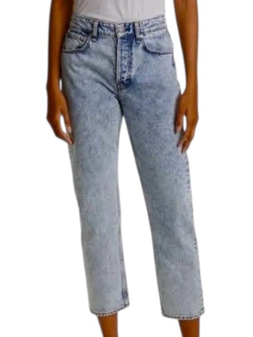 Rag & Bone Maya High Waist Ankle Slim Straight Leg Jeans 24